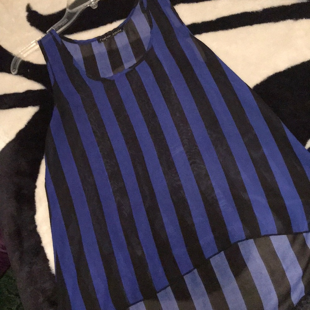 Stripped flowy shirt